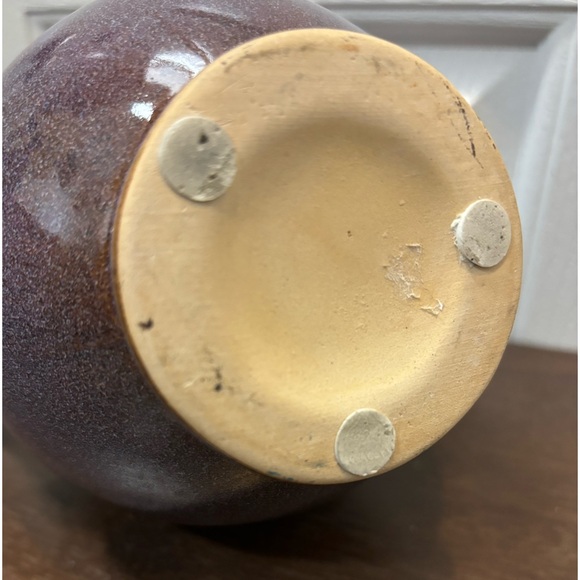 Studio Pottery Vase Glazed Violet Purple Decorative Pitcher. - Picture 5 of 5